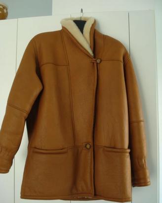 giaccone pelle e Shearling originale anni '90