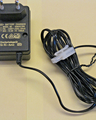 CARICABATTERIE SPINA 230Vac / 12,5V 150mA RC-Auto