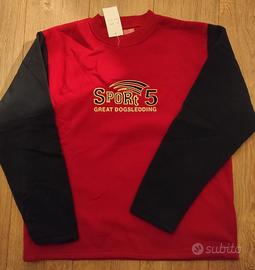 Felpa rossa "Sport 5 Great Dogsledding"