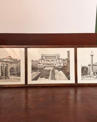 Foto di Alinari con cornice di legno