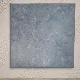 Piastrella ceramica celeste 20x20 cm effetto marmo