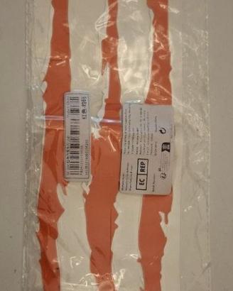 Adesivo Decorazione Scratch rosso per Auto