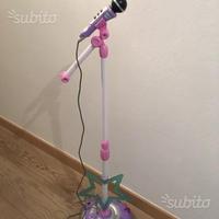 Microfono Violetta con asta originale