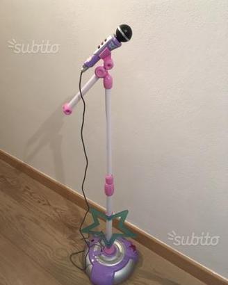 Microfono Violetta con asta originale