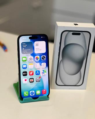 iPhone 15 256GB Nero-Garanzia 1 Anno