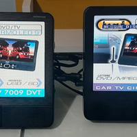 Sistema video CD/DVD/TV per auto.
