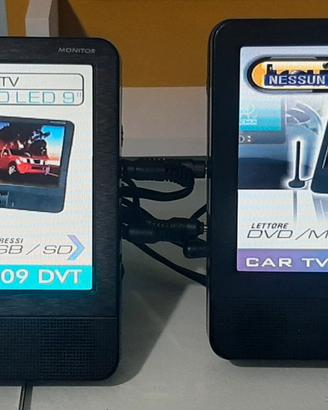 Sistema video CD/DVD/TV per auto.
