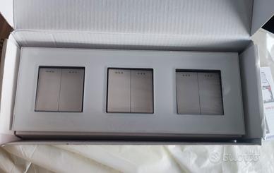 Interruttori BSEED doppio 2 vie  Vetro temperato