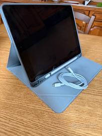 iPad 8th gen + apple pencil + cavo + custodia
