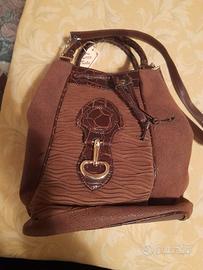 borsa semi scamosciata 