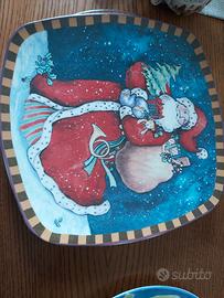 piatto natalizio con paletta