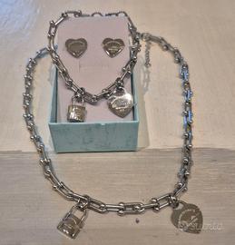 set collana braccialetto orecchini 