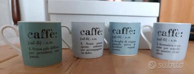 4 tazzine caffè 