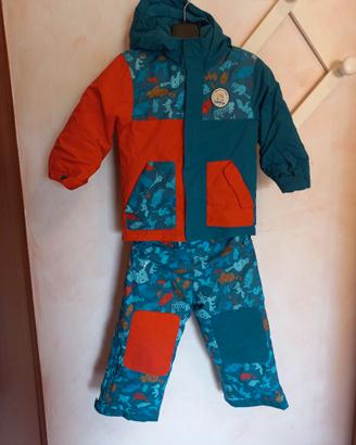 tuta da neve taglia 4 anni Decathlon