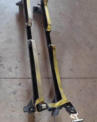 barre tetto con 2  portascale
