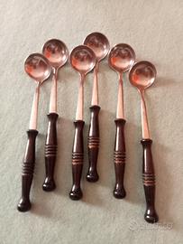set di 6 cucchiaini per fonduta