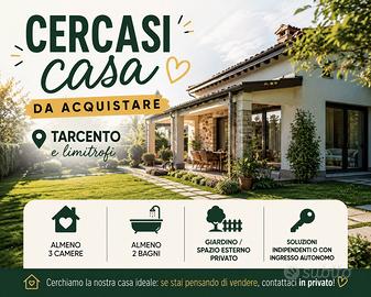 Tricamere con giardino