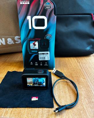GoPro Hero 10 Black + Micro SD Card 32 Gb