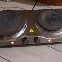 Fornello elettrico a 2 piastre separate 