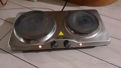 Fornello elettrico a 2 piastre separate 