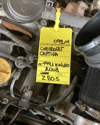 MOTORE COMPLETO CHEVROLET Captiva 1° Serie Z20S M