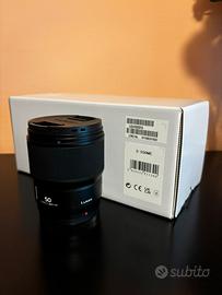 Obiettivo Lumix Panasonic S 50 f 1.8