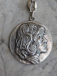 Portachiavi Brandimarte argento vintage