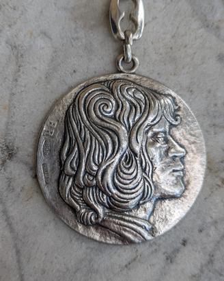 Portachiavi Brandimarte argento vintage