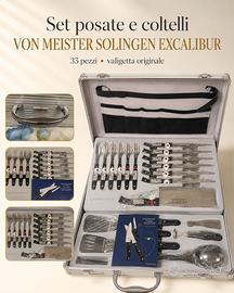 Set posate Von Meisten Solingen Excalibur
