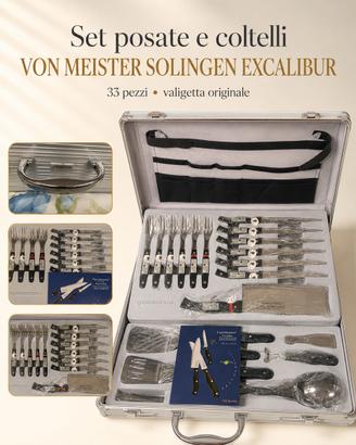 Set posate Von Meisten Solingen Excalibur