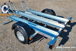 CARRELLO RIMORCHIO PORTAMOTO CRESCI TM6 CON RAMPA 