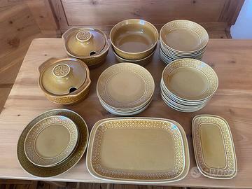 set portata ceramica CADMIUM AND LEAD FREE vintage