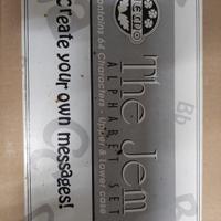 lettere per pasta di zucchero 