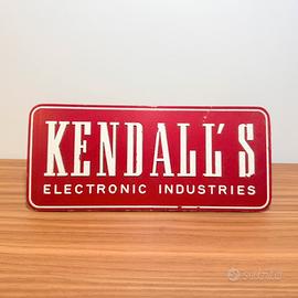 CARTELLINO PUBBLICITARIO RADIO TV KENDALL’S 1950