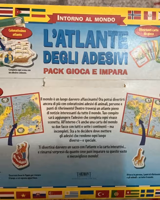 L’Atlante degli Adesivi – Pack Gioca e Impara