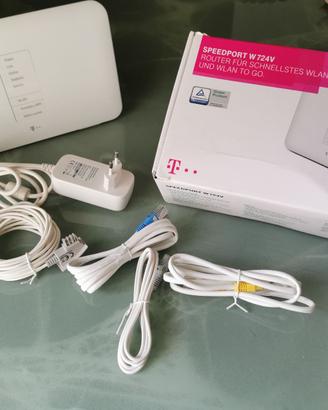 Router Telekom Speedport W 724V Typ A + Cavi