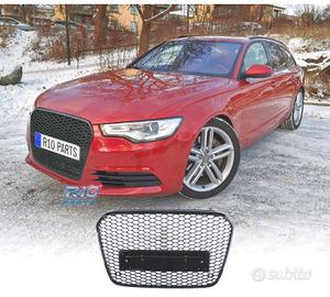 GRIGLIA AUDI A6 C7 4G 10-14 LOOK RS NERO LUCIDO PD