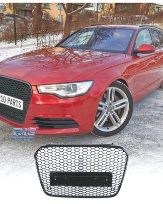 GRIGLIA AUDI A6 C7 4G 10-14 LOOK RS NERO LUCIDO PD