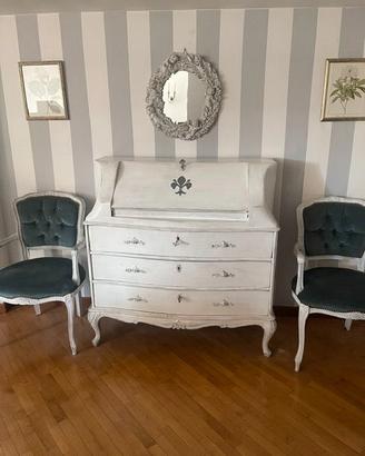 ribaltina shabby chic con specchio