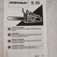 Istruzioni motosega Euromac