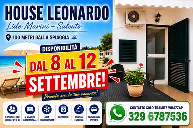Dal 8 al 12 Settembre a Lido Marini sabbia