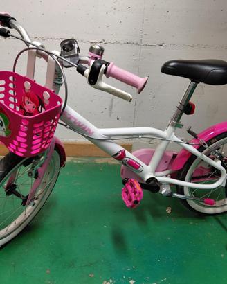 Bici bambina btwin 16"