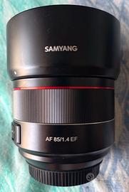 Obiettivo SAMYANG AF 85 F/1,4 attacco CANON EF