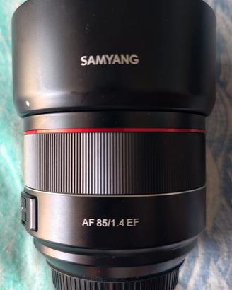 Obiettivo SAMYANG AF 85 F/1,4 attacco CANON EF