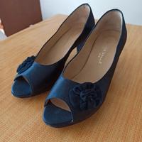 Scarpe donna open toe eleganti tacco