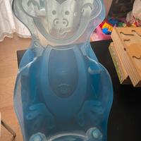 Sdraietta da bagno anatomica azzurra