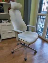 Sedia da gaming Ikea Matchspel grigio come nuovo 