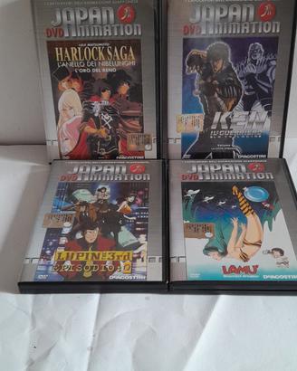 Lotto 4 DVD Anime Cult - Collana DeAgostini Japan 