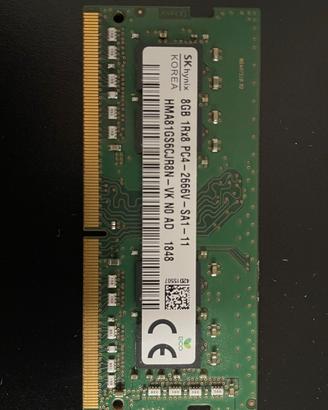 RAM SK hynix 8GB DDR4 SODIMM 2666 MHz – per notebo