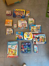 Giochi vari dai 2 ai 6 anni